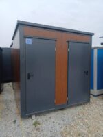 Contenedor sanitario doble WC+ducha 2,46x1,97m robusto Obornickie. - Imagen 3