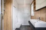 Módulo sanitario alta calidad 8,2 m² con doble baño chasis acero. - Imagen 8