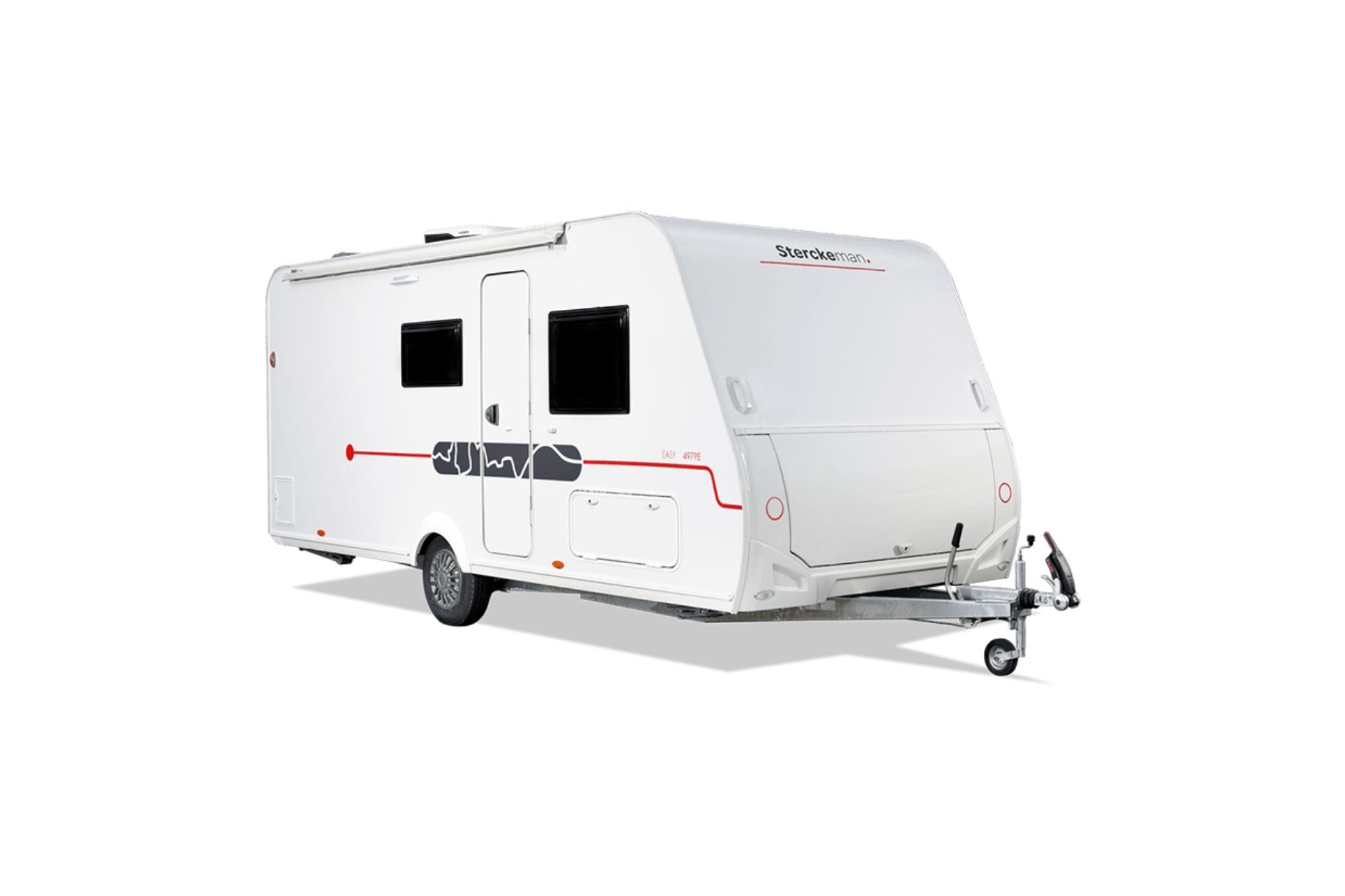 Caravana Sterckeman Easy 460CP G26 1100kg con cama central doble.