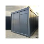 Unidad de stock 6×3 metros con ventanas lado largo izquierdo RAL 7016 - Imagen 2