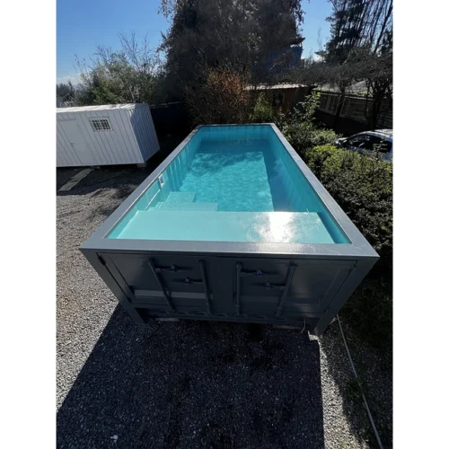 Piscina Contenedor 20 Pies - 15m² de Superficie - Instalación Rápida