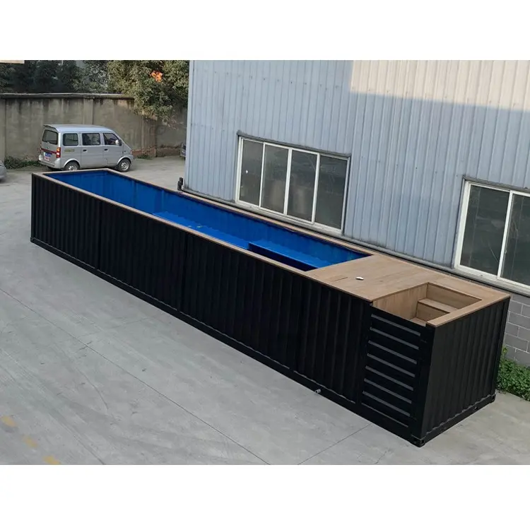 Piscina Contenedor SP03 11,8 m - Acero Galvanizado con Pretil Inoxidable